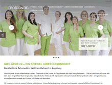 Tablet Screenshot of dr-moldovan.de